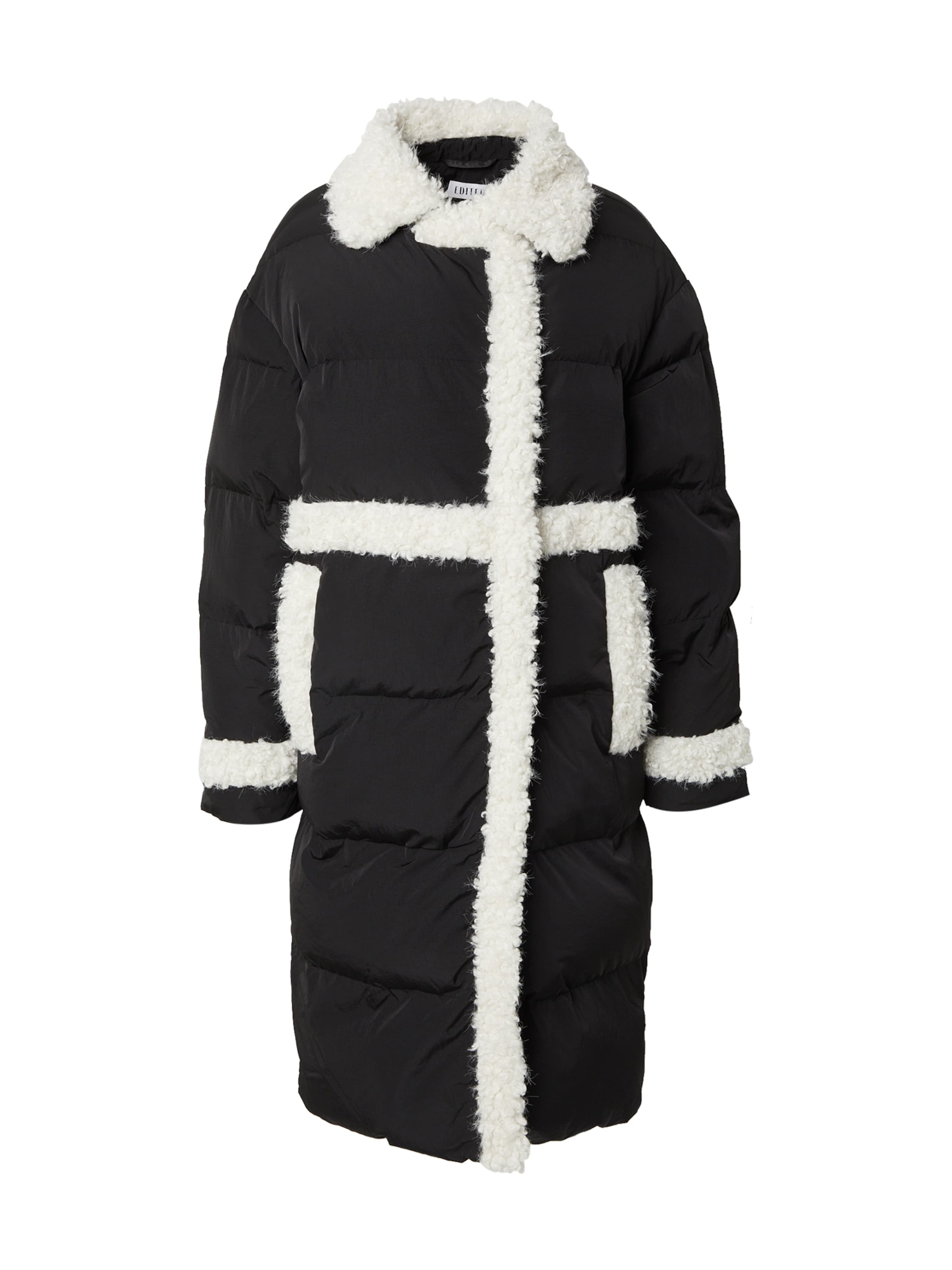 EDITED Winter Coat 'Ellie' in Black: front