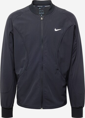 NIKE Sportssweatjakke i sort: forside