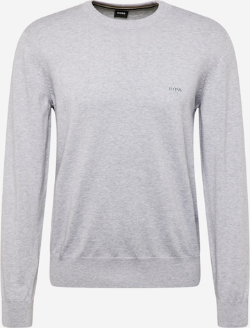 BOSS Black Sweater 'Pacas-L' in Grey: front