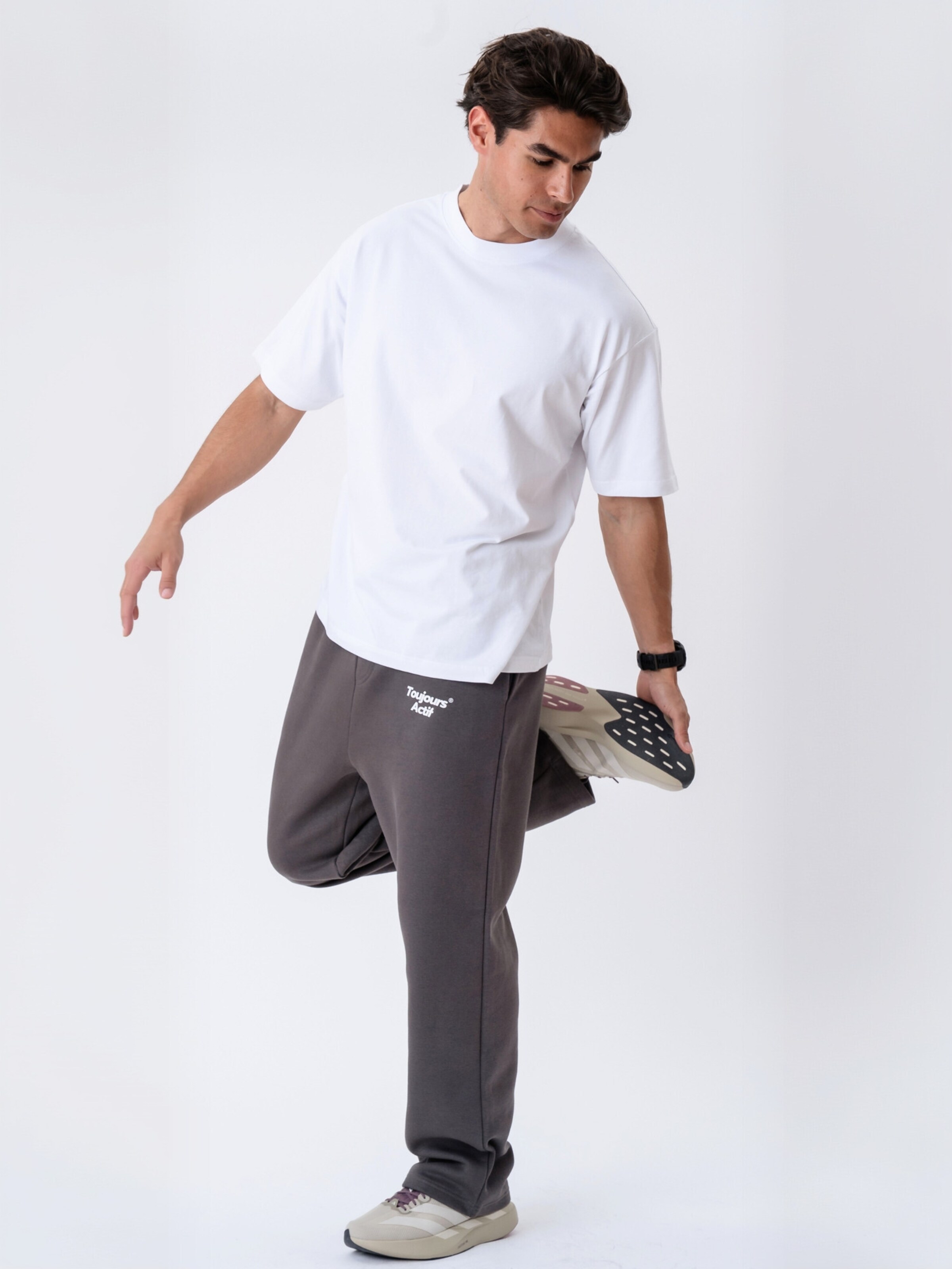 Regular Pantalon ' Apres ' Toujours Actif en gris