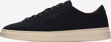 BOSS Rövid szárú sportcipők 'Kieran' - kék: elől