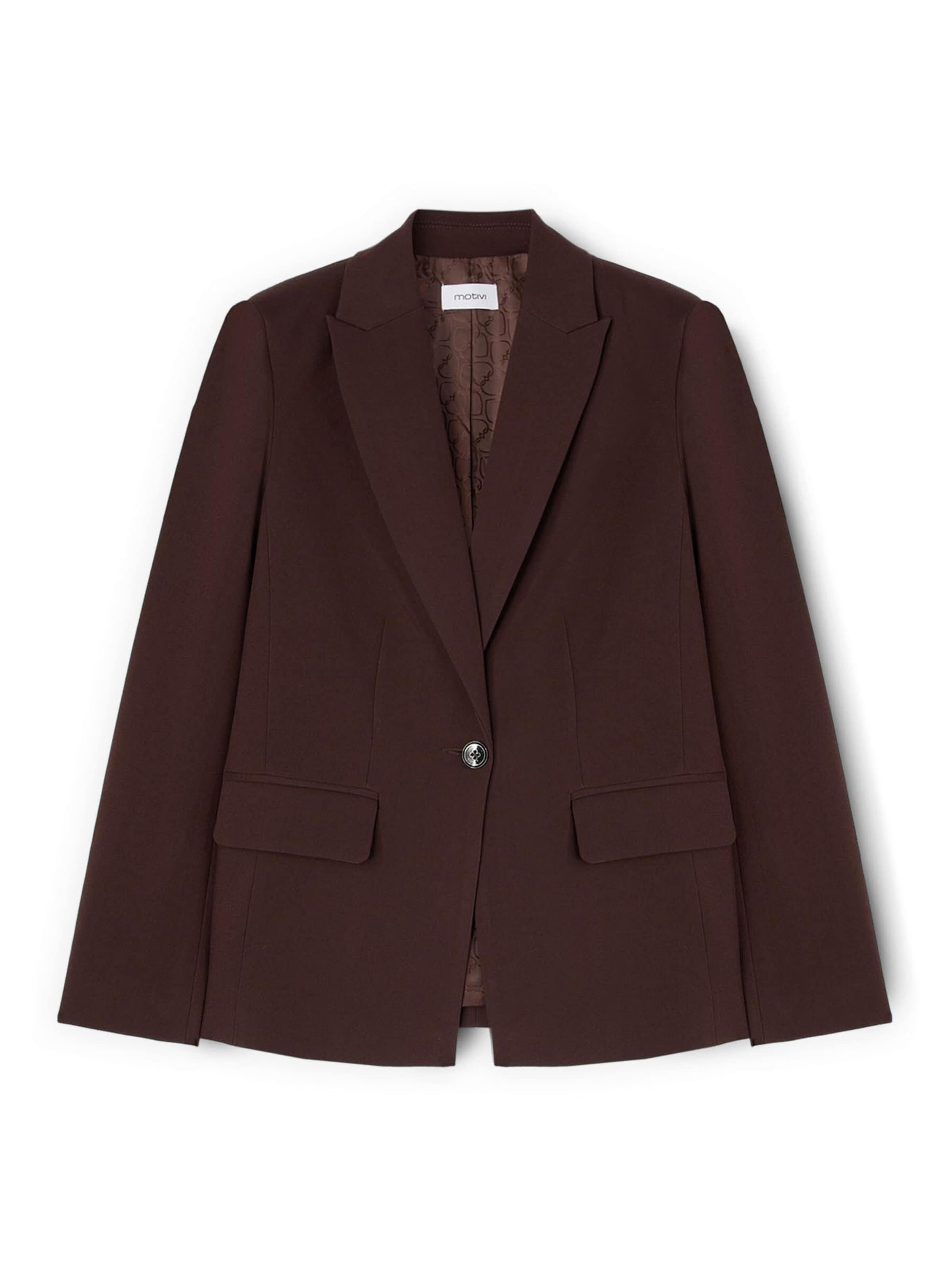 MOTIVI Blazers in Bruin: voorkant