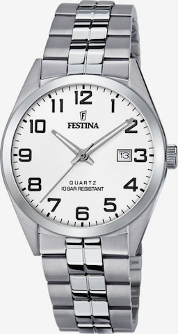 Montre à affichage analogique 'ACERO CLASICO' FESTINA en blanc : devant