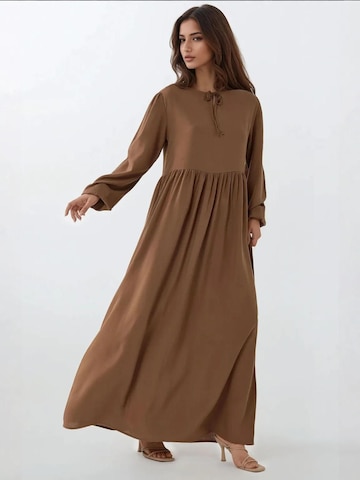 Hiccup Dress in Brown