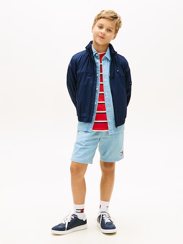 TOMMY HILFIGER Prehodna jakna | modra barva