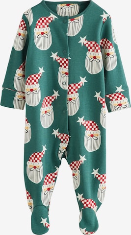 Next Yöpuku 'Christmas Family' värissä vihreä: etupuoli