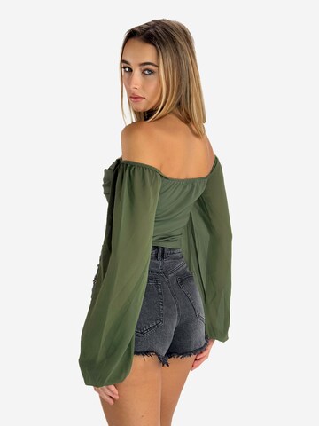 Elara Bluse in Grün