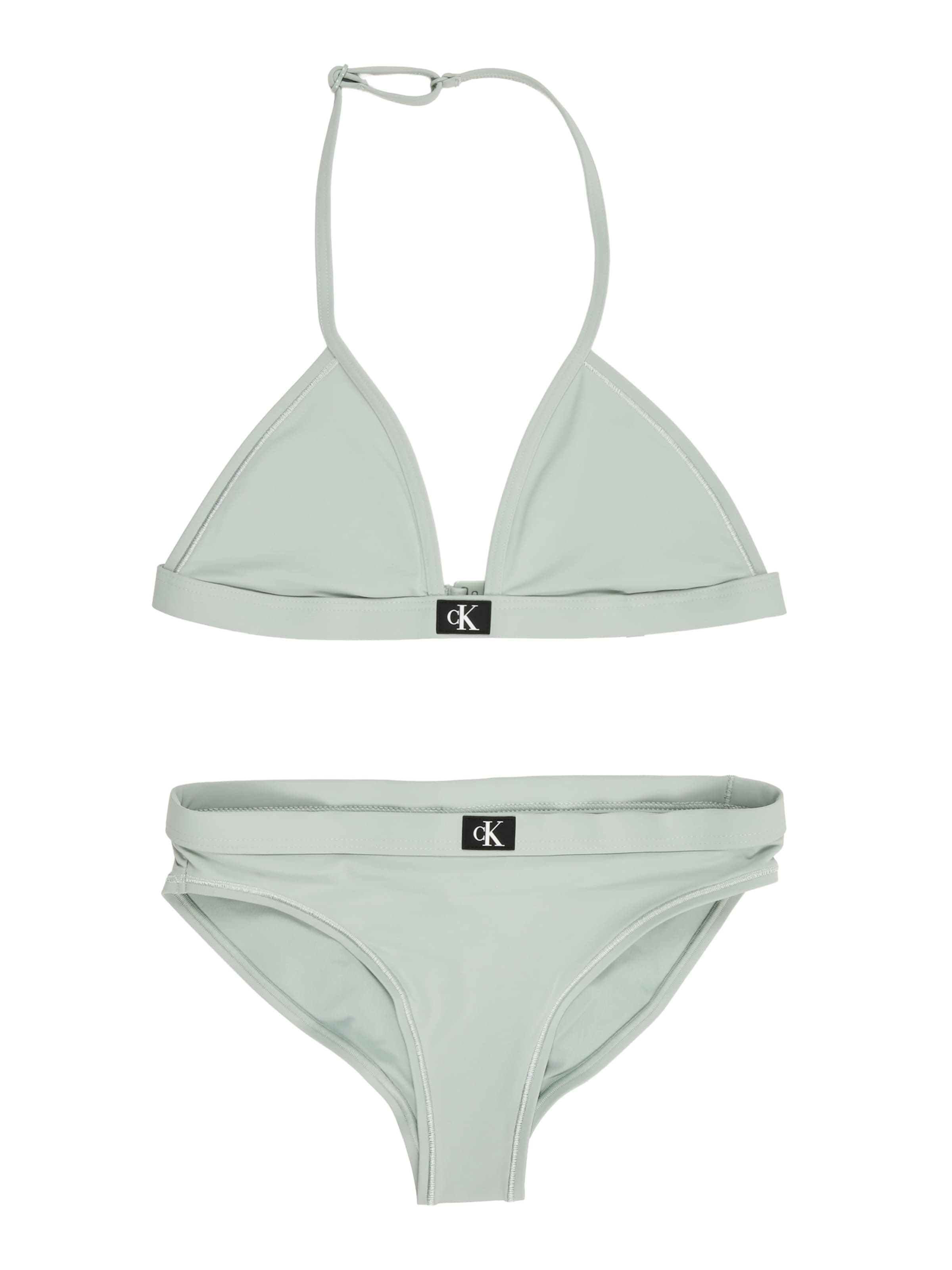 Calvin Klein Swimwear - Bikini en verde: frente