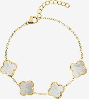 Bracelet Cala Rose en blanc : devant