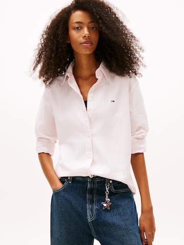 Chemisier Tommy Jeans en rose : devant
