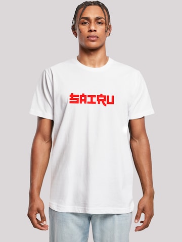 F4NT4STIC Shirt 'Koi Fish Japan Streetstyle' in Wit