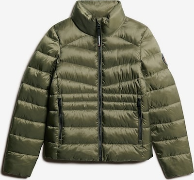 Superdry & Co Zimná bunda 'Fuji', veľkosť M - zelená / oranžová / čierna, Produkt