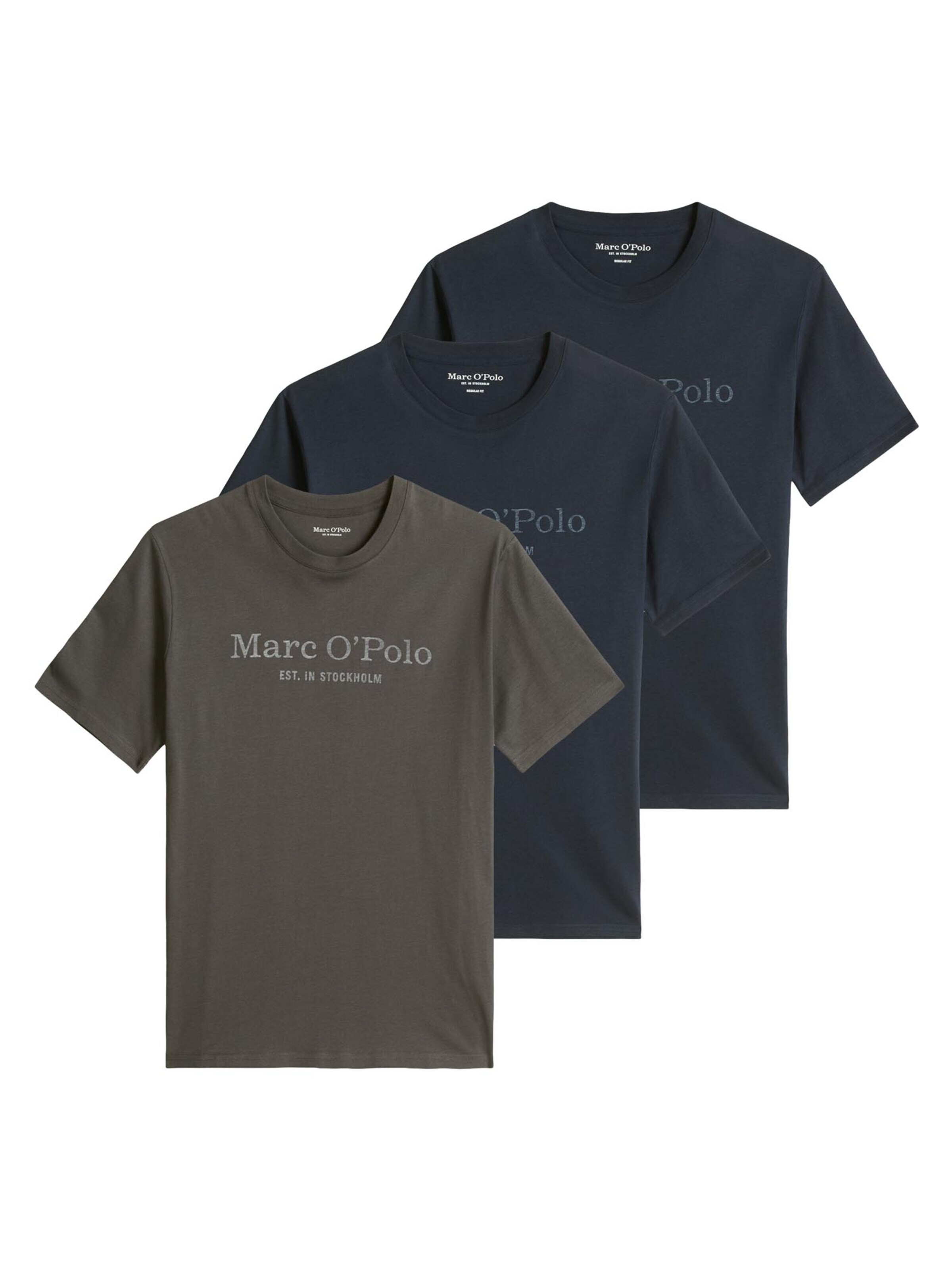 Marc O'Polo Shirt 'Kjer' in Blue: front