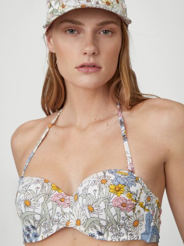 O'NEILL - Bandeau Top de bikini 'Havaa' en blanco: frente