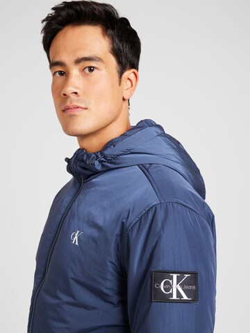 Calvin Klein Jeans Övergångsjacka 'HARRINGTON' i blå