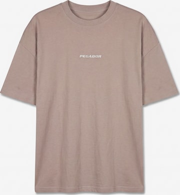 Maglia extra large 'Bracy' di Pegador in grigio: frontale