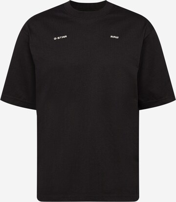 T-Shirt G-Star RAW en noir : devant