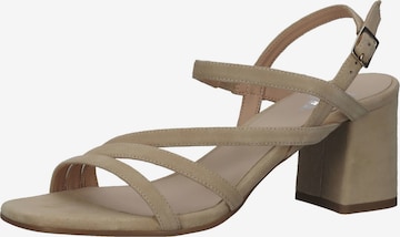 Venturini Milano Strap Sandals in Brown: front