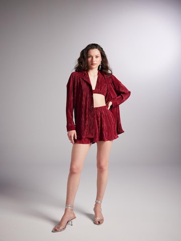HOLLY LOLLY Bluse in Rot: Vorderseite