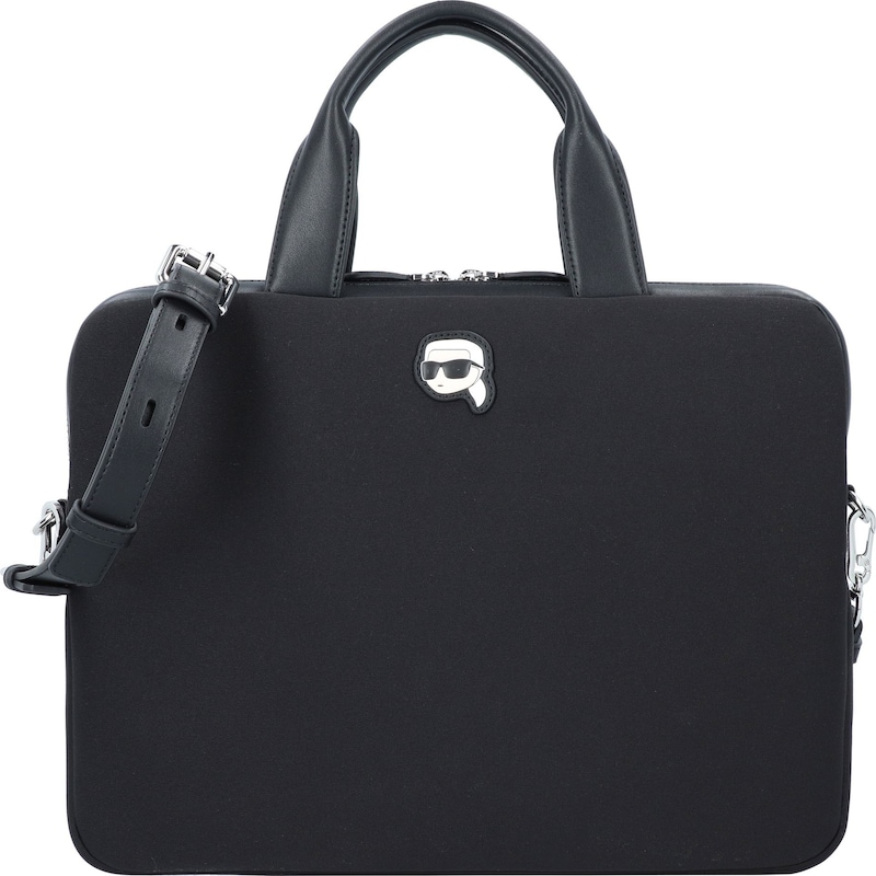Karl Lagerfeld Aktentasche 'Ikonik 2.0' in Schwarz Karl Lagerfeld Aktentasche 'Ikonik 2.0' in Schwarz