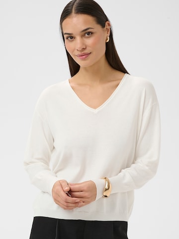 Kaffe Pullover 'KAlizza Mai' in Weiß: Vorderseite