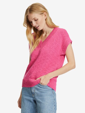 Pull-over Cartoon en rose : devant