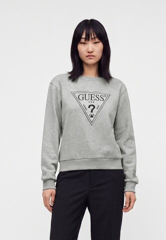 Sweat-shirt GUESS en gris : devant