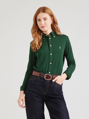 Polo Ralph Lauren Bluse in Grün: Vorderseite