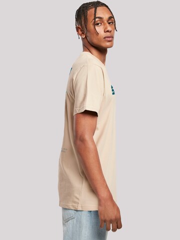 F4NT4STIC Shirt 'Koi Fish Japan Streetstyle' in Beige