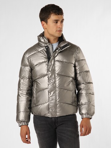 GUESS Performance Jacket in Silver: front