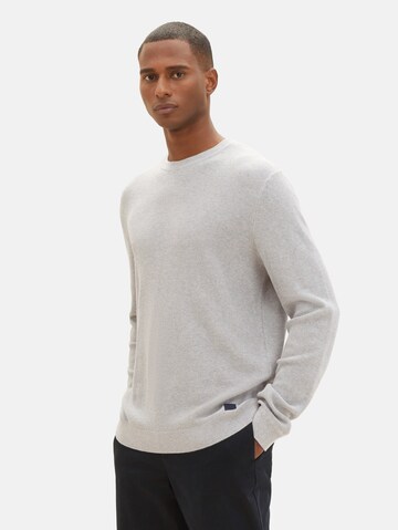 TOM TAILOR Sweater in Grey