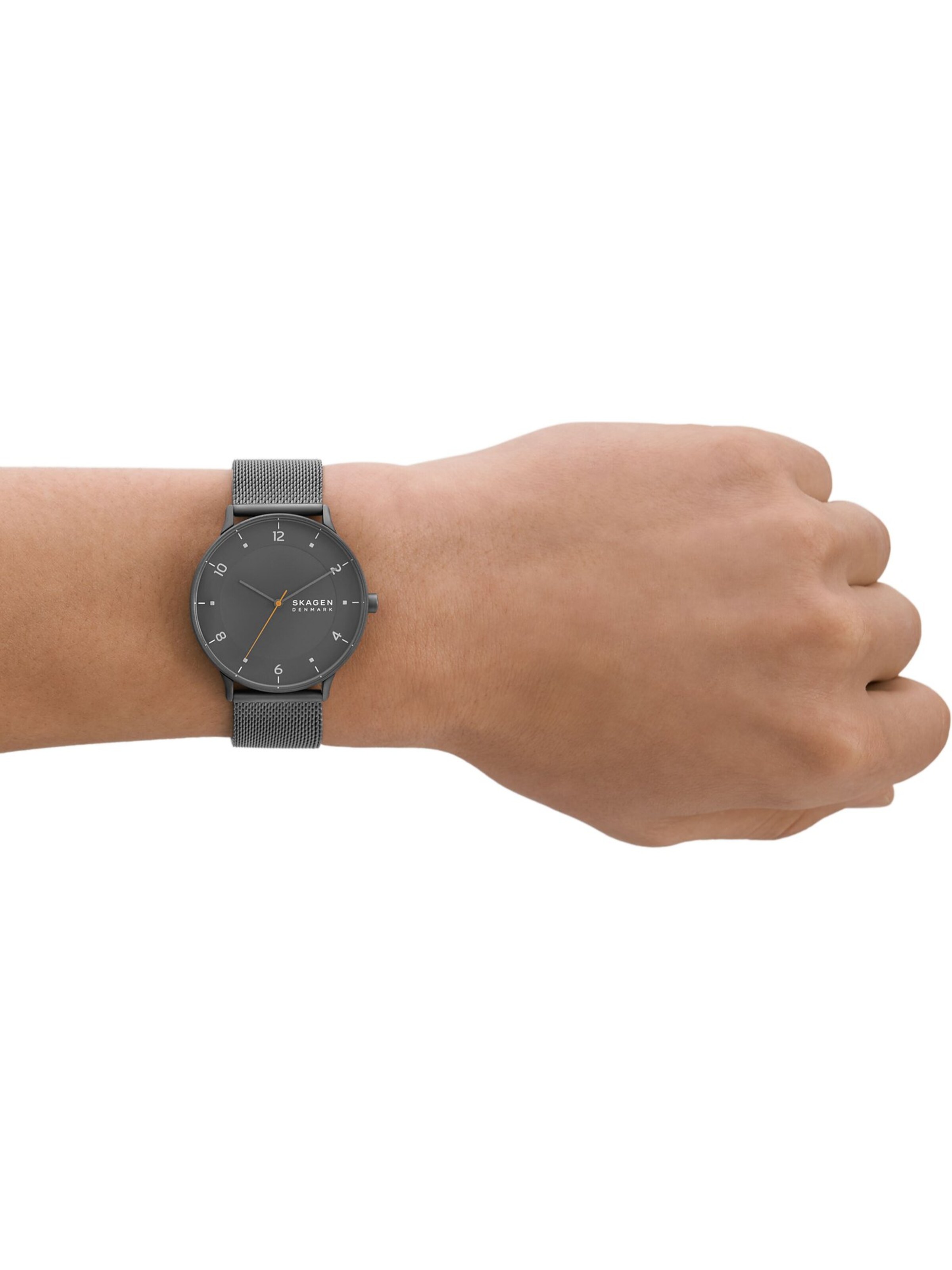 SKAGEN Analoguhr in Schwarz: Vorderseite