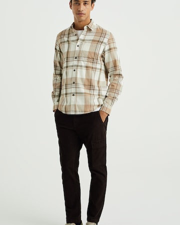 WE Fashion Tapered Pants in Brown