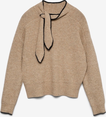 VERO MODA Pullover 'VMNAPOLI' in Braun: Vorderseite