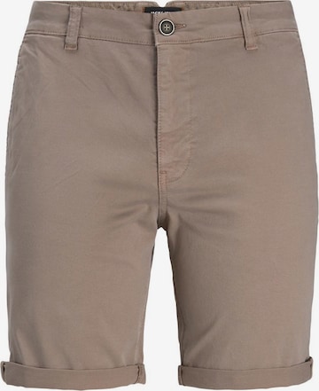 JACK & JONES Lærredsbukser 'Fred' i beige: forside