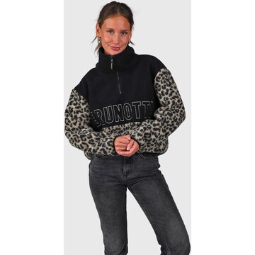 BRUNOTTI Sweatshirt  'Chondra' in Schwarz: Vorderseite