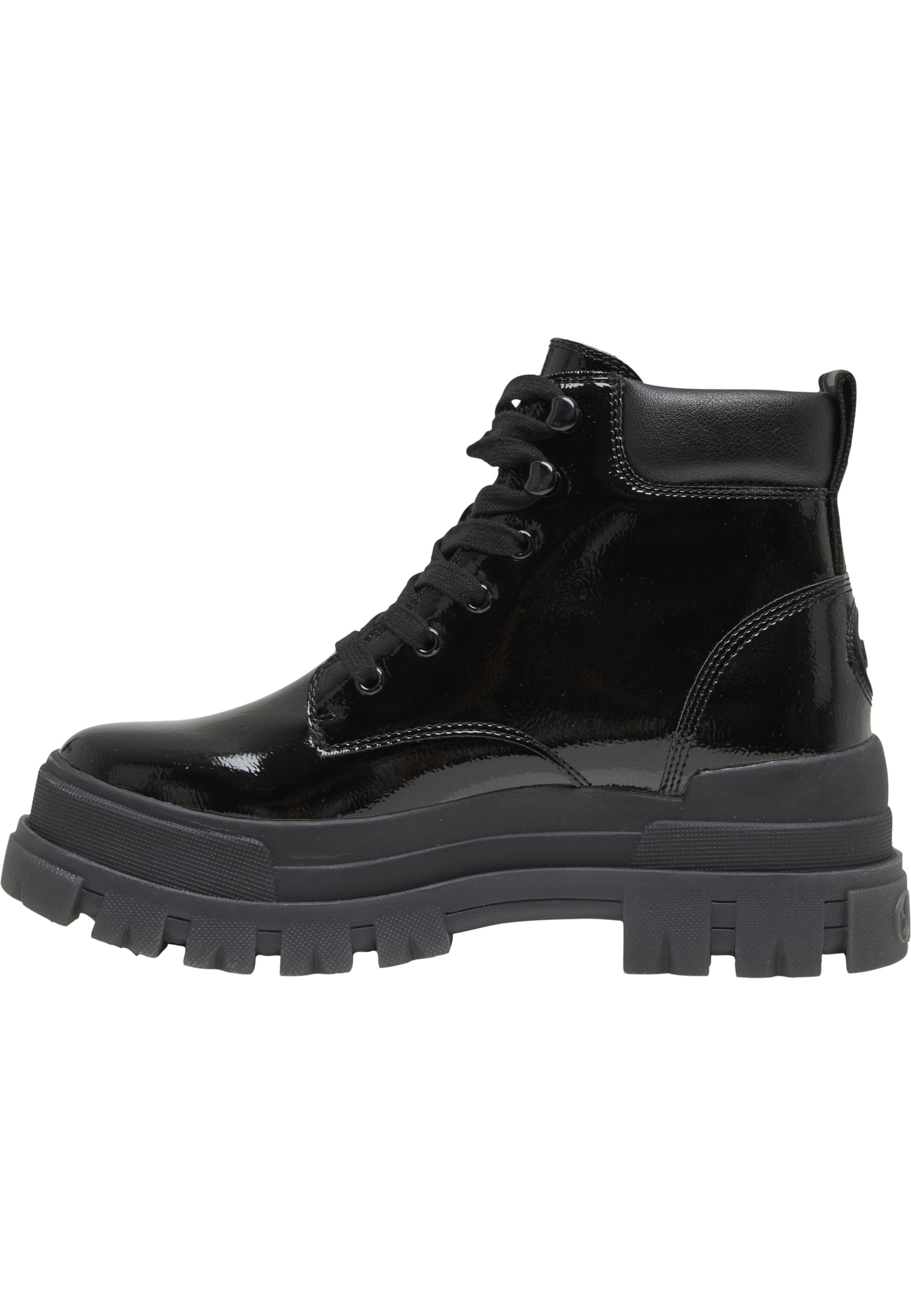 BUFFALO Lace-up bootie 'Aspha' in Black