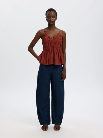 Camicia da donna di SELECTED in rosso