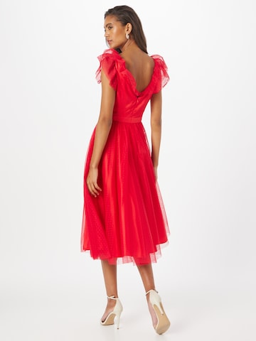 Robe de cocktail SWING en rouge