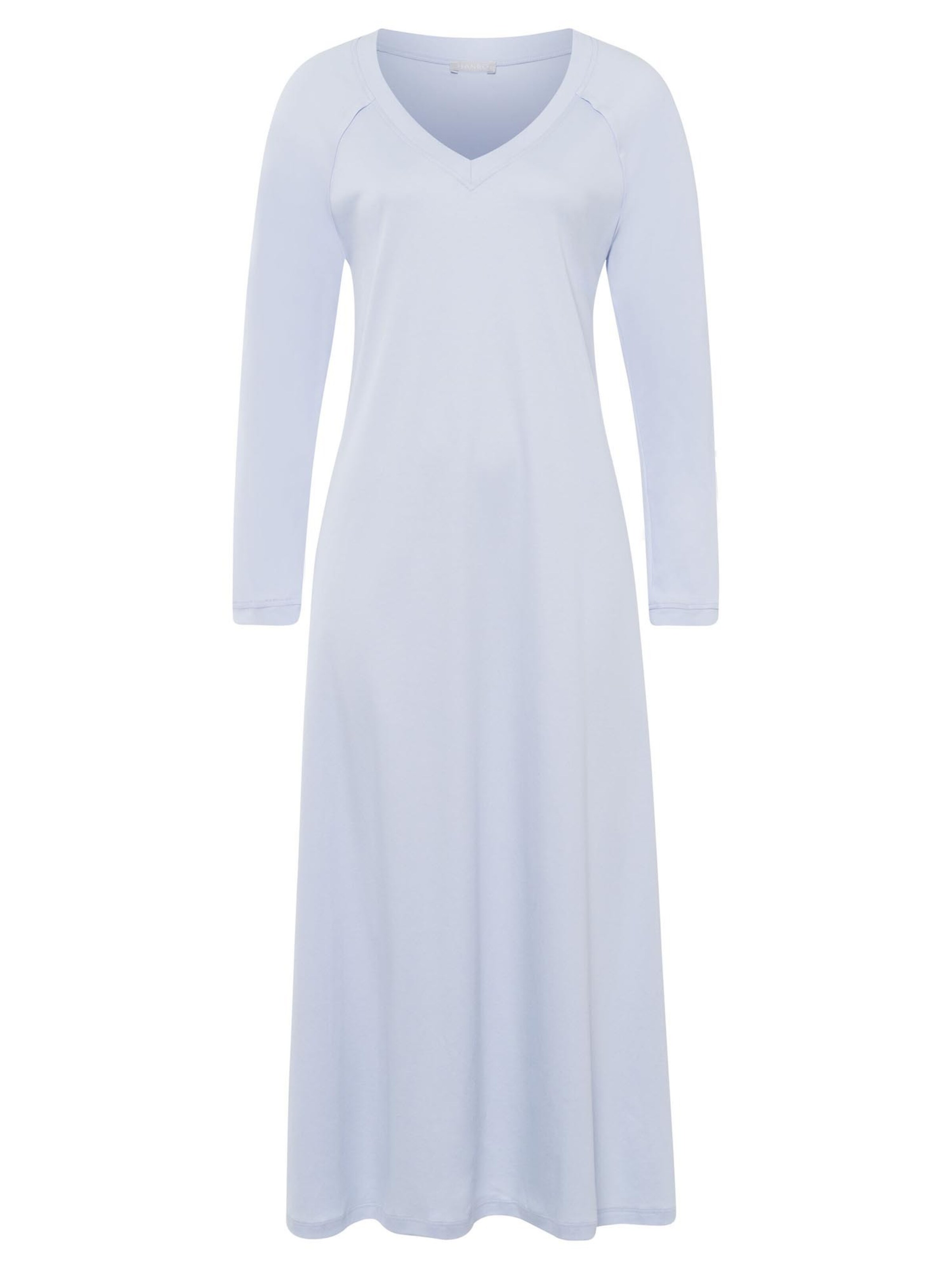Hanro Nightgown 'Pure Essence' in Blue: front