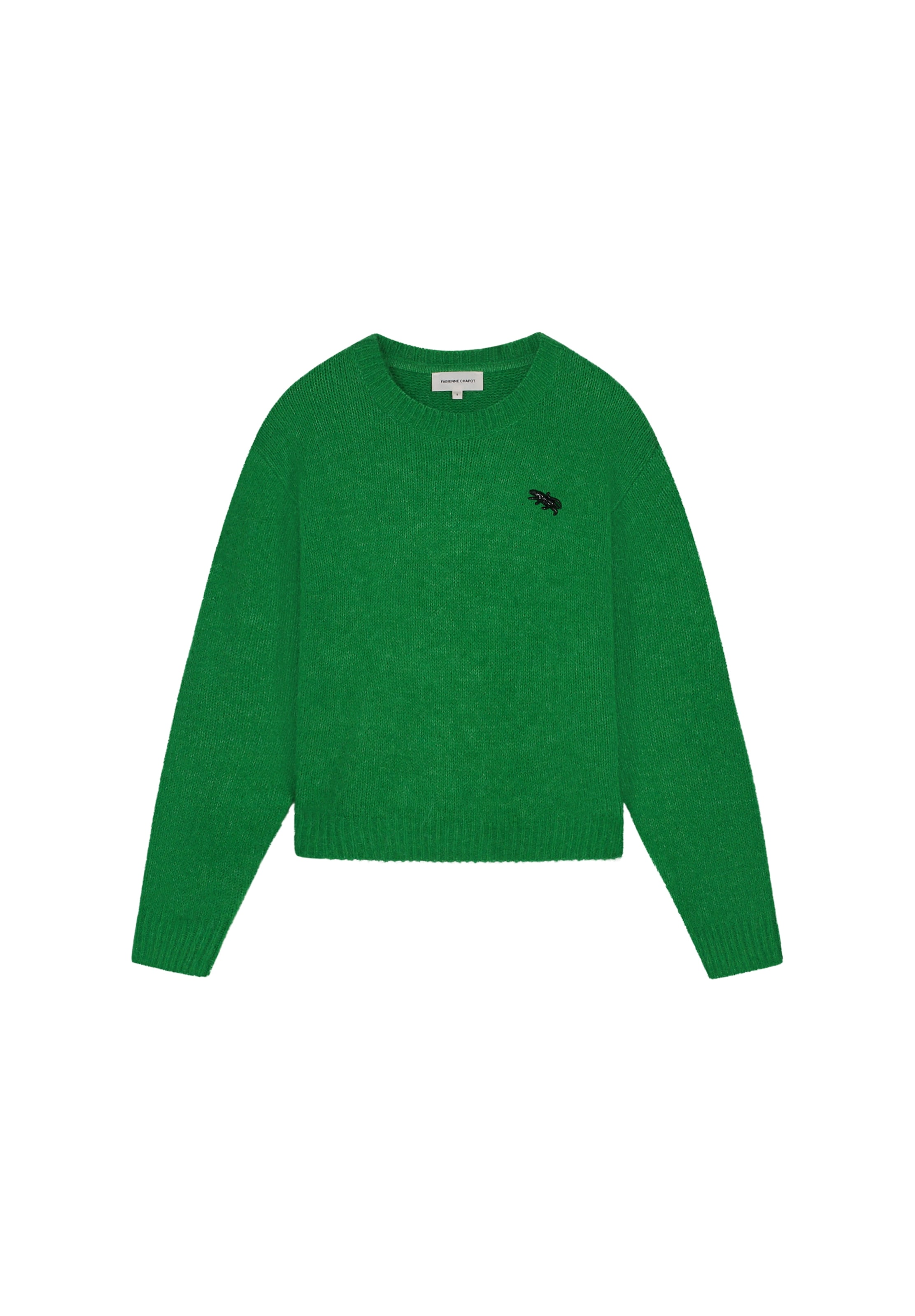 Fabienne Chapot Trui in Groen: voorkant