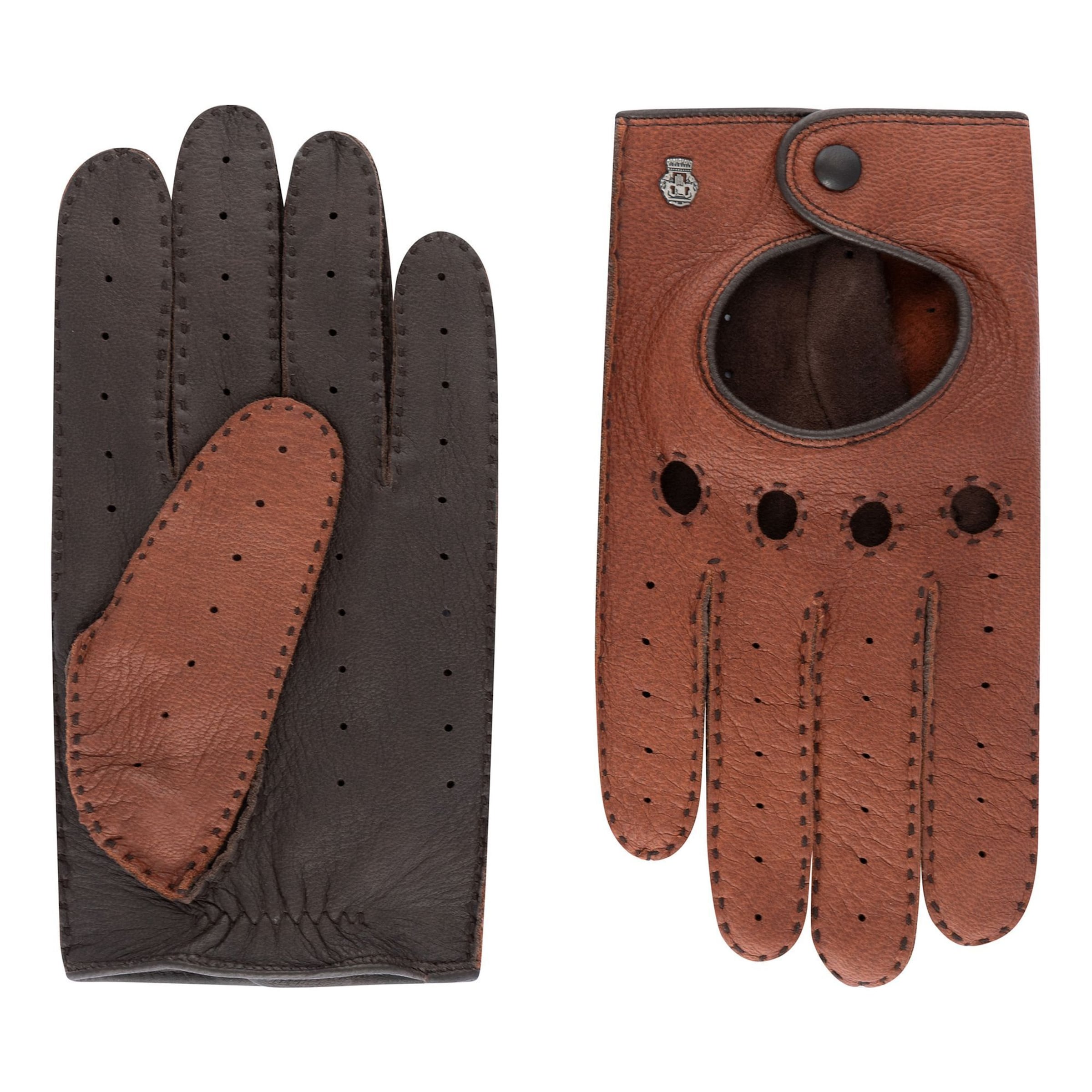 Roeckl Vingerhandschoenen 'Toronto' in Bruin: voorkant