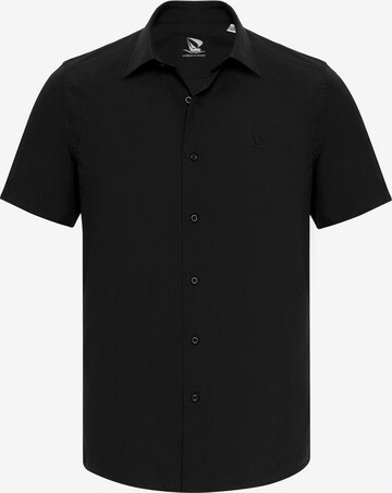 Coupe regular Chemise Giorgio di Mare en noir : devant