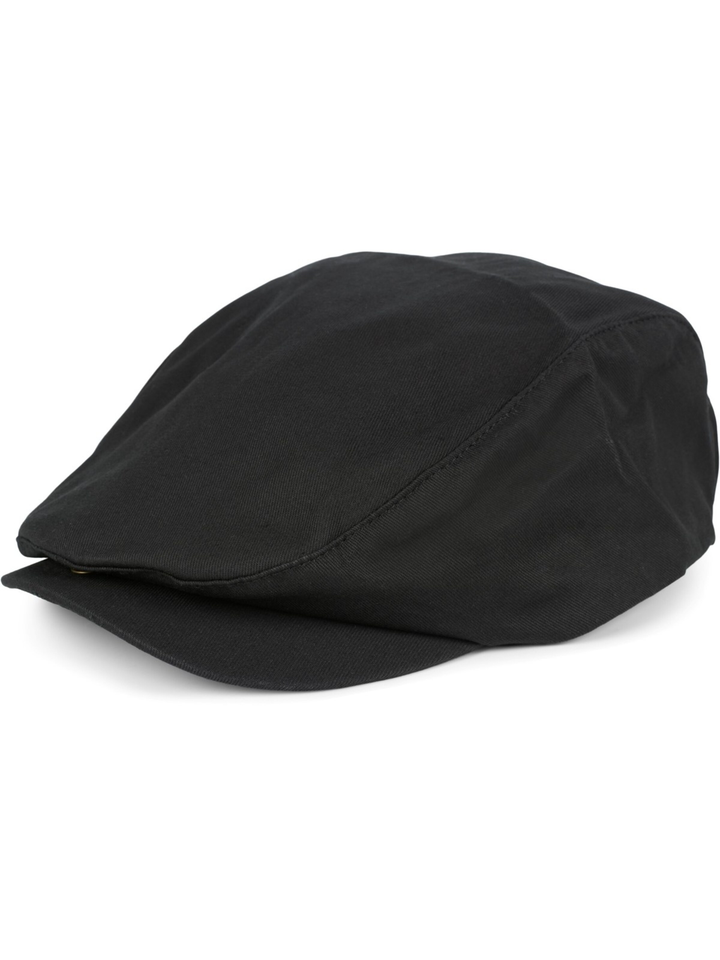 styleBREAKER Mütze 'Cabrio Cap einfarbig'‌‌‌‌‌‌‌‌‌ in Schwarz: Vorderseite