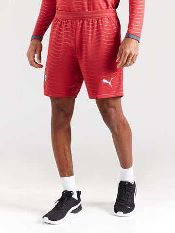 PUMA Štandardný strih Športové nohavice 'Portugal 2026' - Červená: predná strana