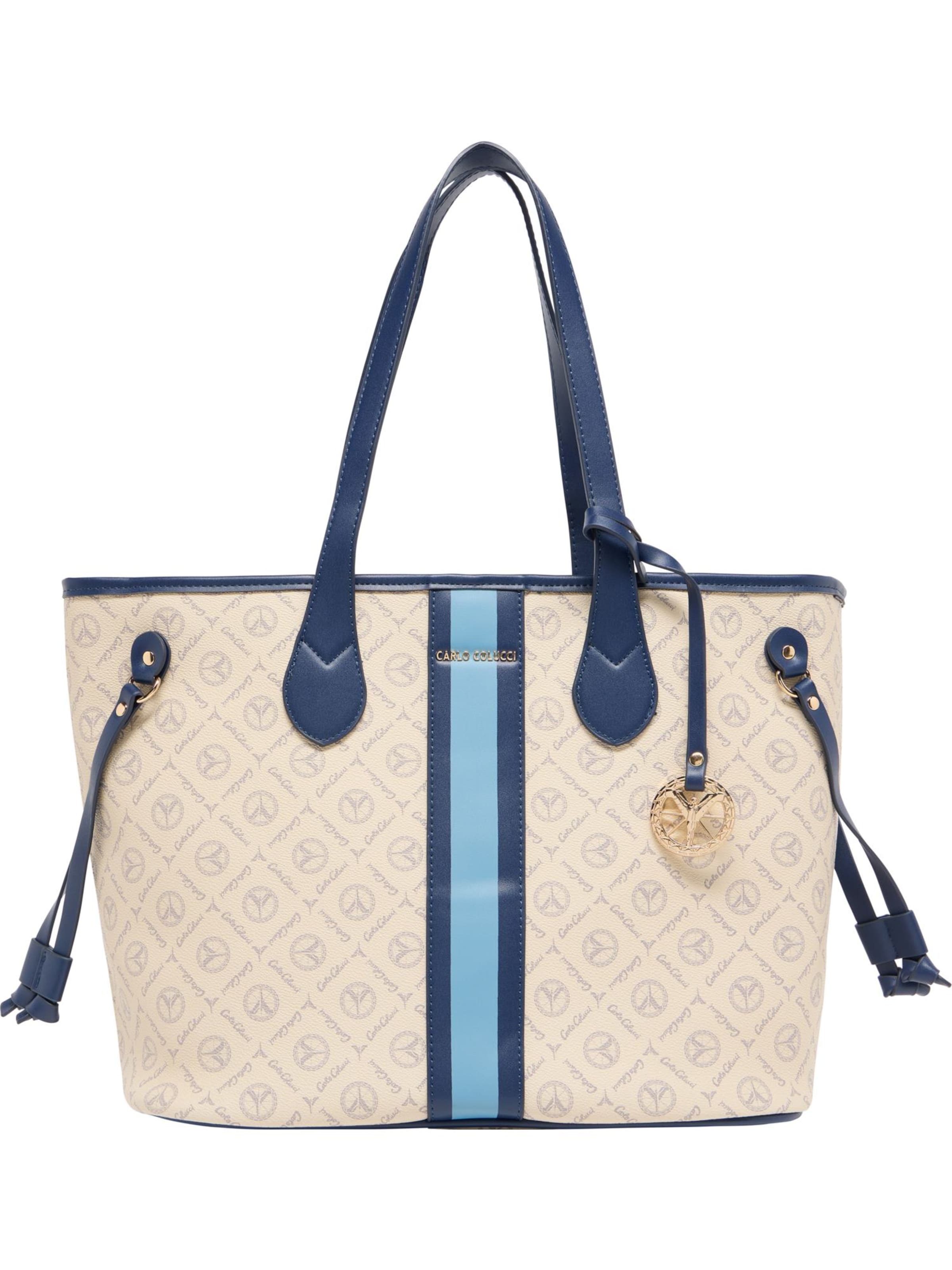 Carlo Colucci Shopper 'Eccli' in Beige: Vorderseite