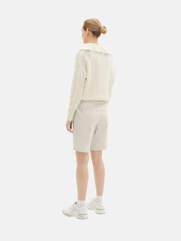 TOM TAILOR Regular Shorts in Beige