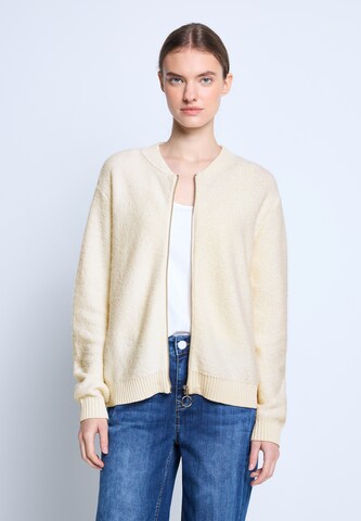Street One Studio Strickjacke in Beige: Vorderseite