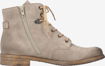 Bottines à lacets Rieker en beige