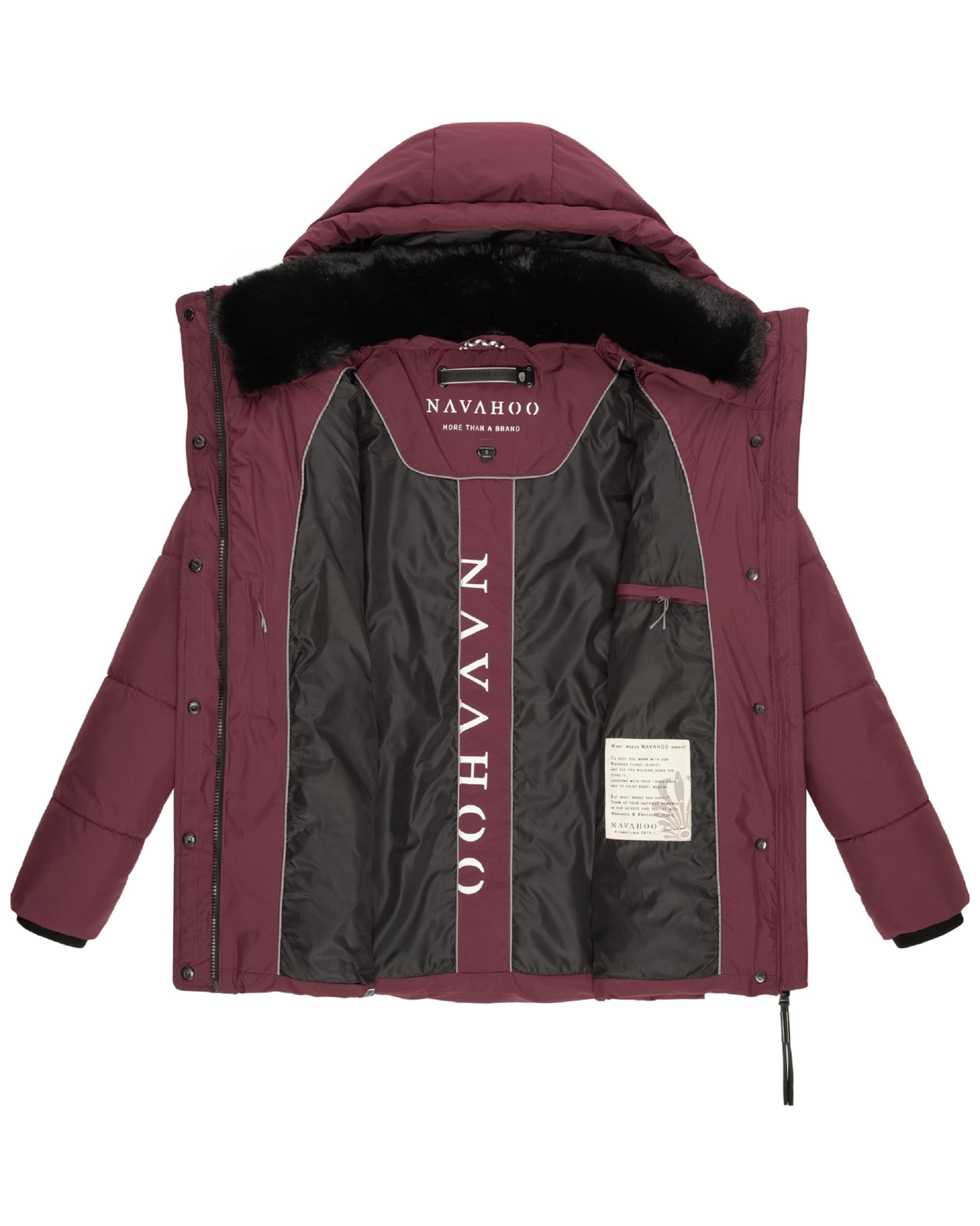 NAVAHOO Winterjacke 'Sag ja XIV' in Rot